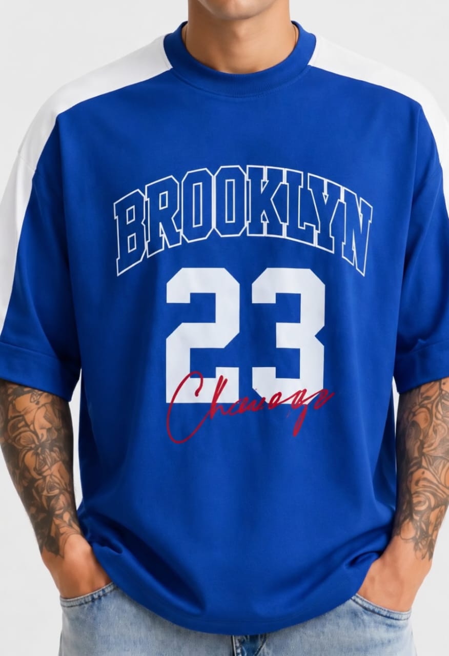 Modern oversize streetwear T  shirt