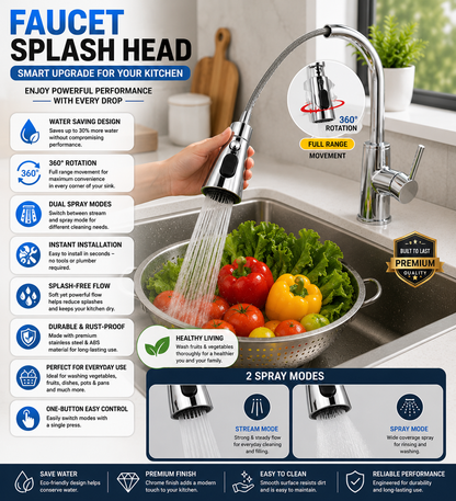 Flexible Faucet Extender sprayer
