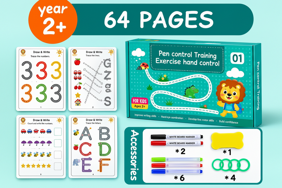 Kids Hand Writing training book