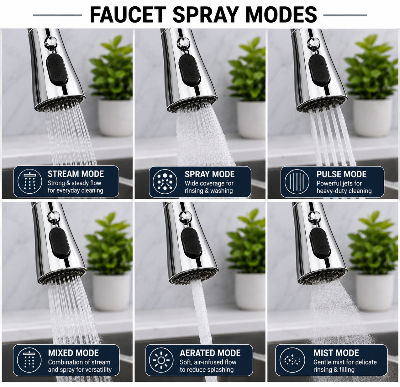 Flexible Faucet Extender sprayer