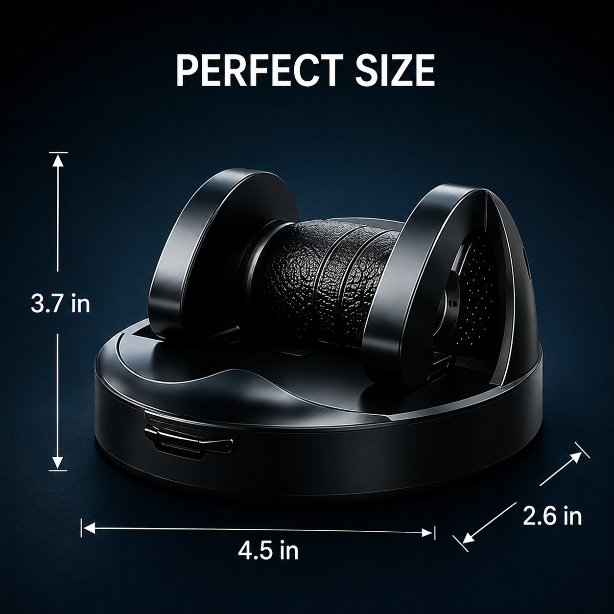 Smart dash holder for car with 360° rotable