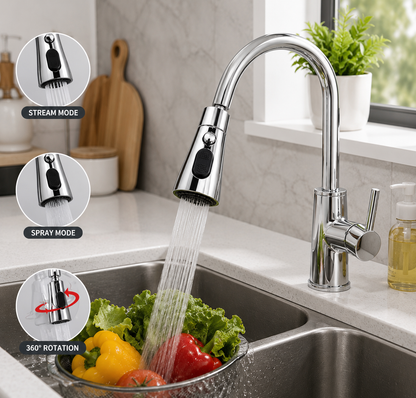 Flexible Faucet Extender sprayer