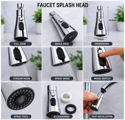 Flexible Faucet Extender sprayer