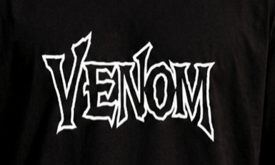 Men's black graphics trendy t shirt